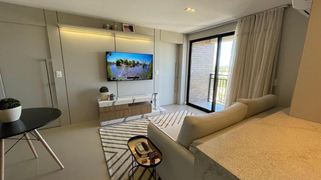 Studio No Ultimo Andar No Centro De Foz Com Vista Para O Rio Parana Apartment Foz do Iguacu Luaran gambar