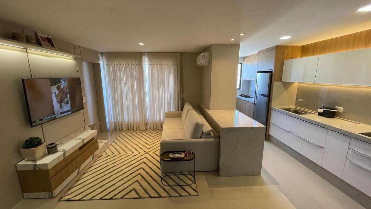 Studio No Ultimo Andar No Centro De Foz Com Vista Para O Rio Parana Apartment Foz do Iguacu Luaran gambar