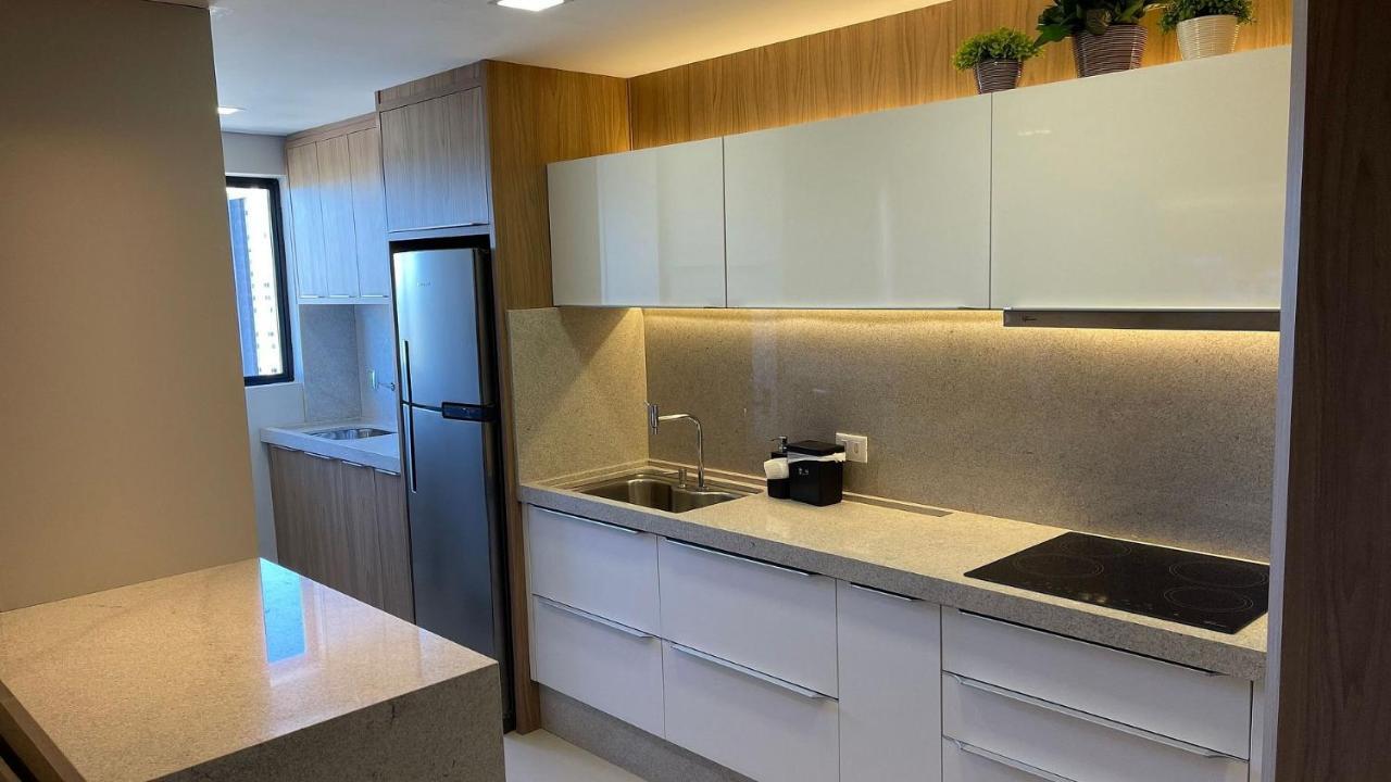 Studio No Ultimo Andar No Centro De Foz Com Vista Para O Rio Parana Apartment Foz do Iguacu Luaran gambar